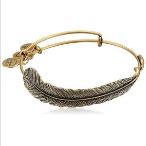 Alex and Ani Plume Feather Bracelet